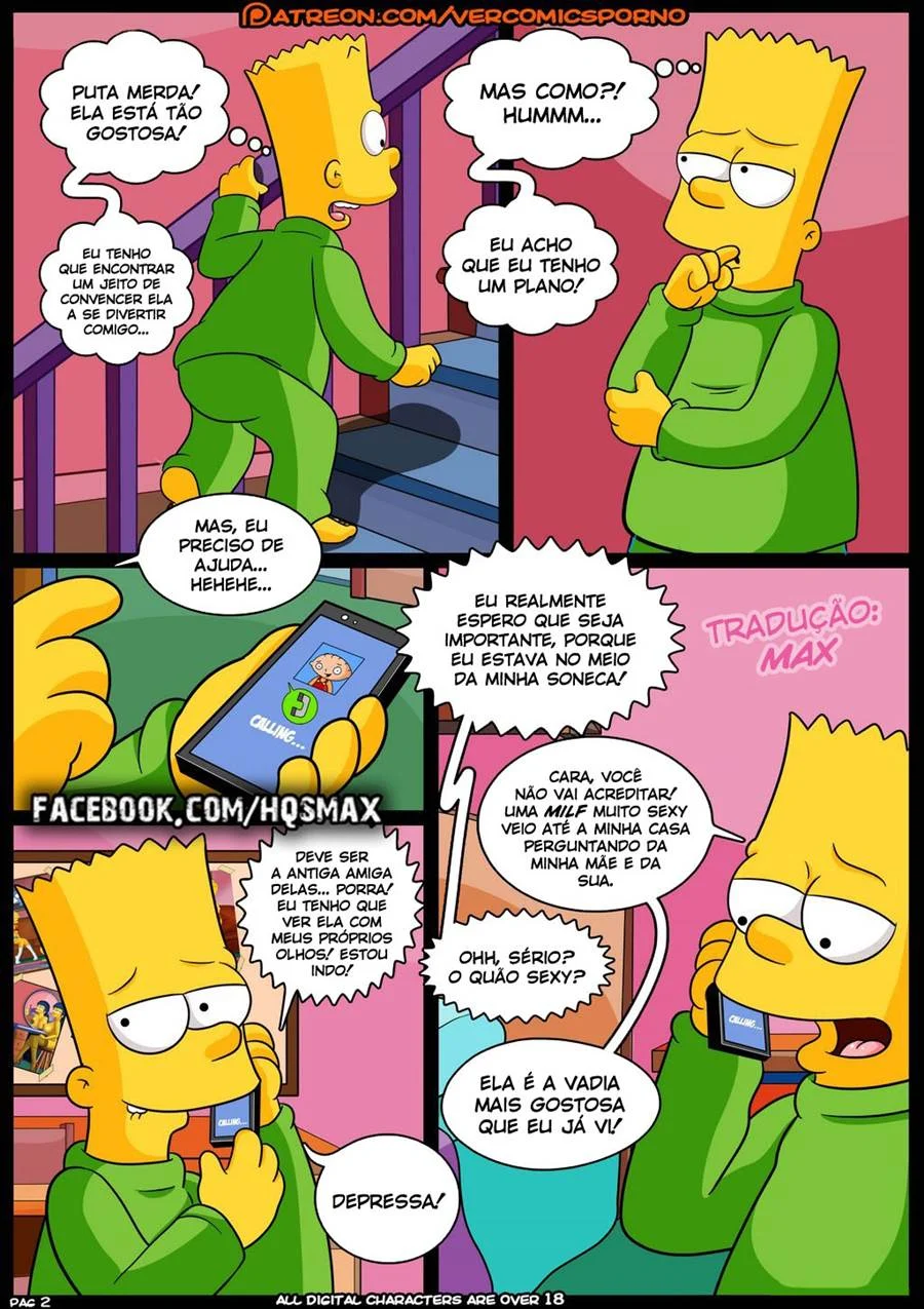 Vizinhos Tarados: A Família Simpson em Orgia Explícita