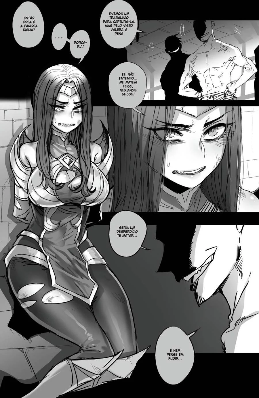 A Queda Pornográfica de Irelia - HQ Explícita de League Of Legends