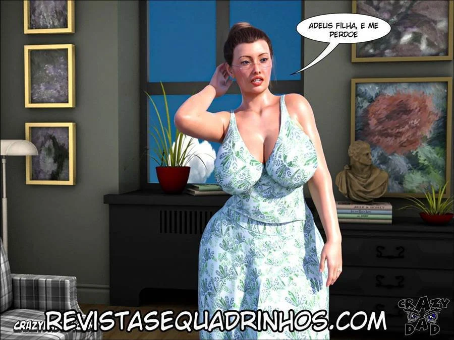 Avós Proibidas: A Loucura Sexual do Pai em HQ 3D Explícita