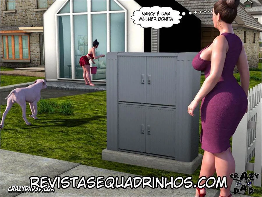 Avós Proibidas: A Loucura Sexual do Pai em HQ 3D Explícita