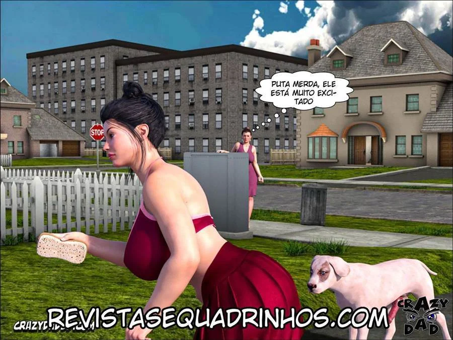 Avós Proibidas: A Loucura Sexual do Pai em HQ 3D Explícita