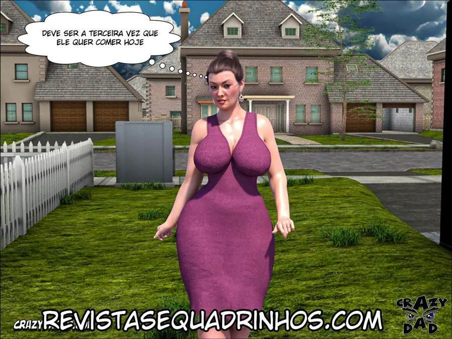 Avós Proibidas: A Loucura Sexual do Pai em HQ 3D Explícita