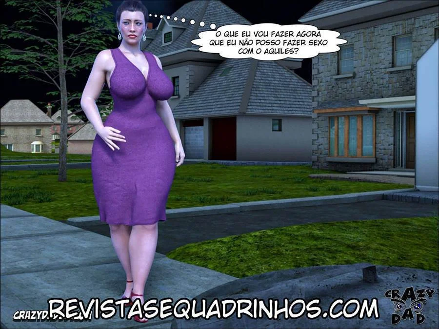 Avós Proibidas: A Loucura Sexual do Pai em HQ 3D Explícita