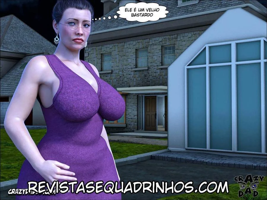 Avós Proibidas: A Loucura Sexual do Pai em HQ 3D Explícita