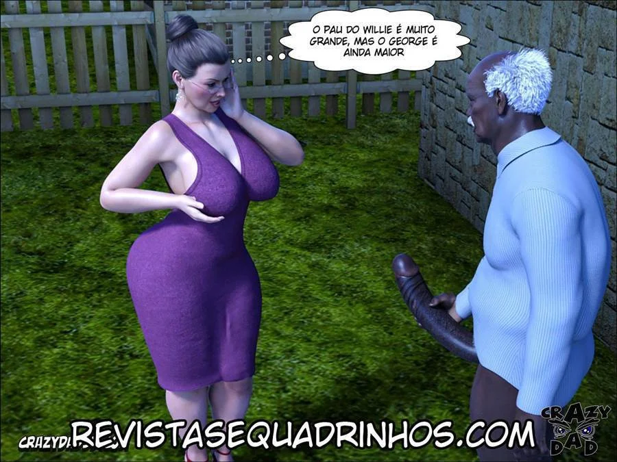 Avós Proibidas: A Loucura Sexual do Pai em HQ 3D Explícita