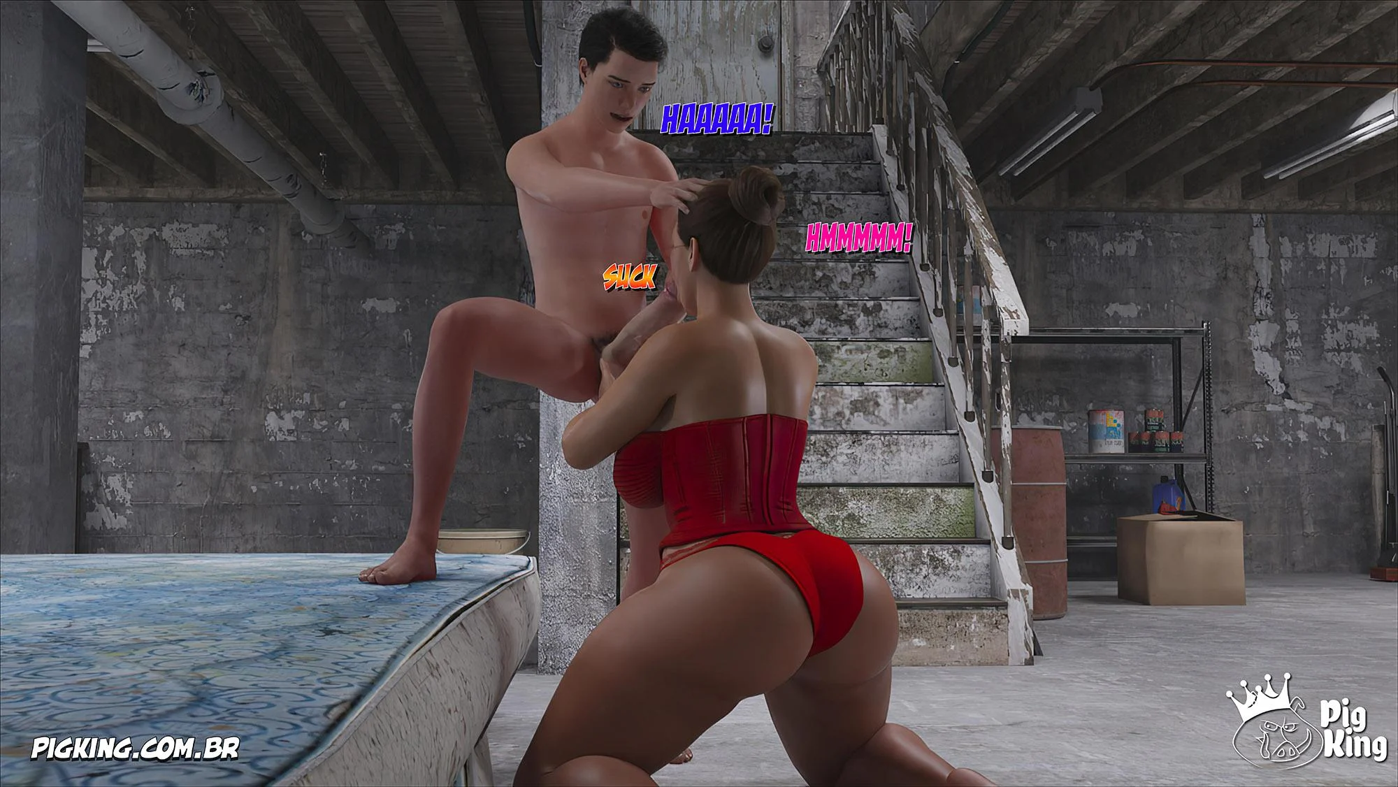 Vovó Tarada: Sexo Explícito com Anciã em HQ Erótica 3D Vovó Tarada: Sexo Explícito com Anciã em HQ Erótica 3D