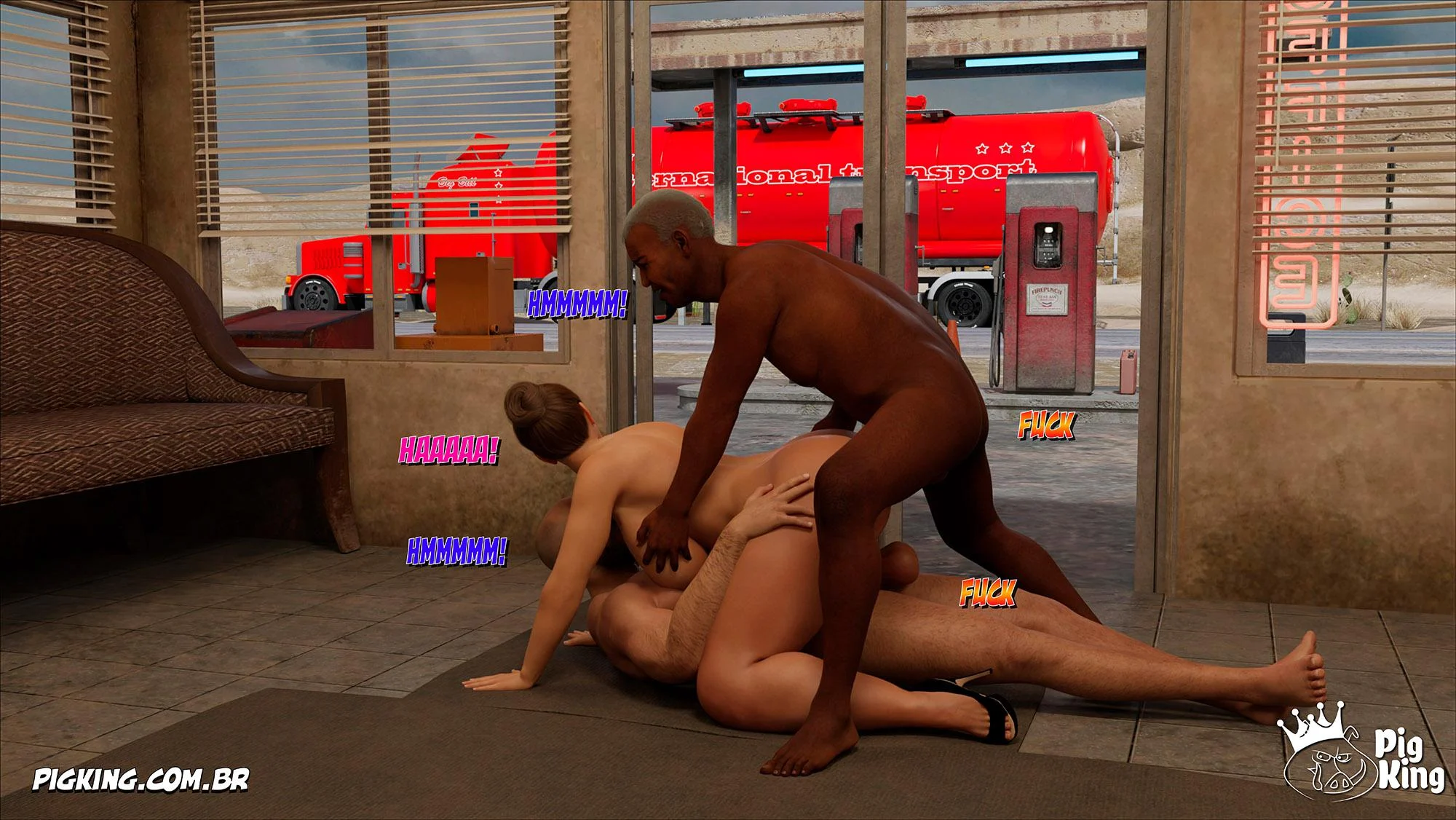 Vovó Tarada Senta Gostoso no Neto: Hentai 3D Explícito de Família Proibida