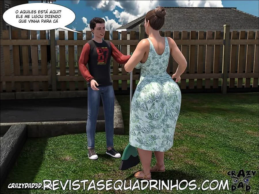 Vovó Tarada no Porno 3D: Fodelação Explícita com a Família