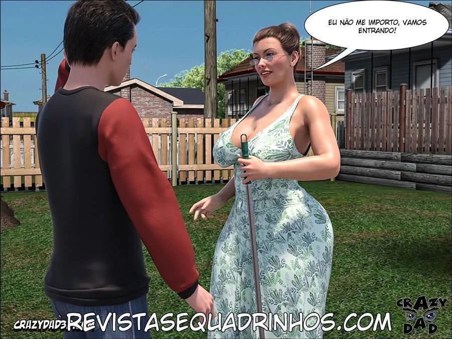 Vovó Tarada no Porno 3D: Fodelação Explícita com a Família