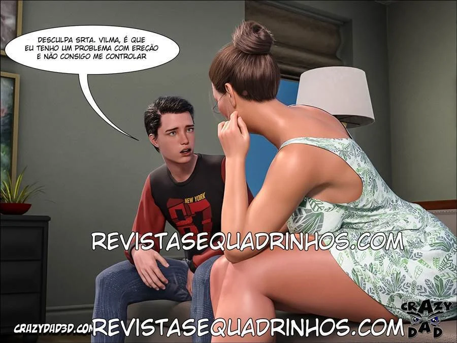 Vovó Tarada no Porno 3D: Fodelação Explícita com a Família