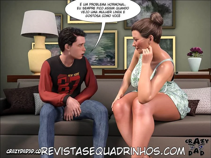 Vovó Tarada no Porno 3D: Fodelação Explícita com a Família
