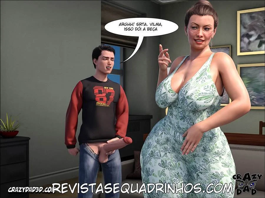 Vovó Tarada no Porno 3D: Fodelação Explícita com a Família