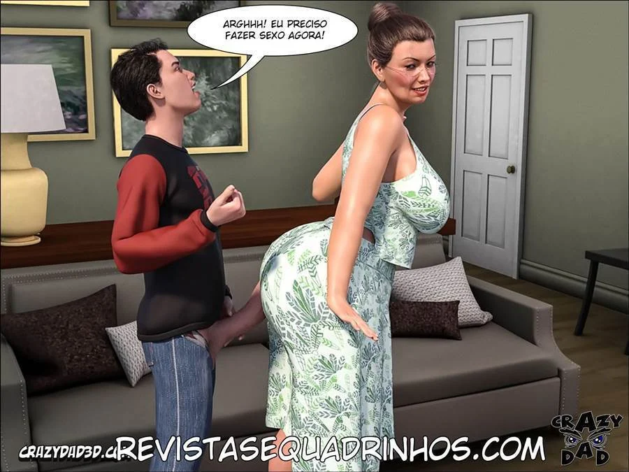 Vovó Tarada no Porno 3D: Fodelação Explícita com a Família