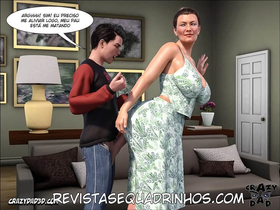 Vovó Tarada no Porno 3D: Fodelação Explícita com a Família