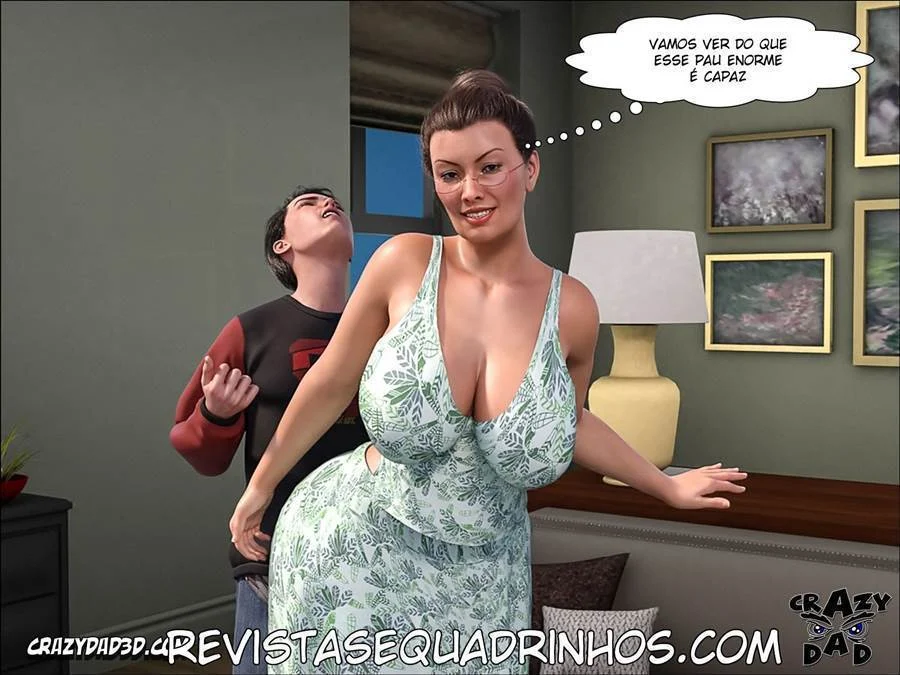 Vovó Tarada no Porno 3D: Fodelação Explícita com a Família