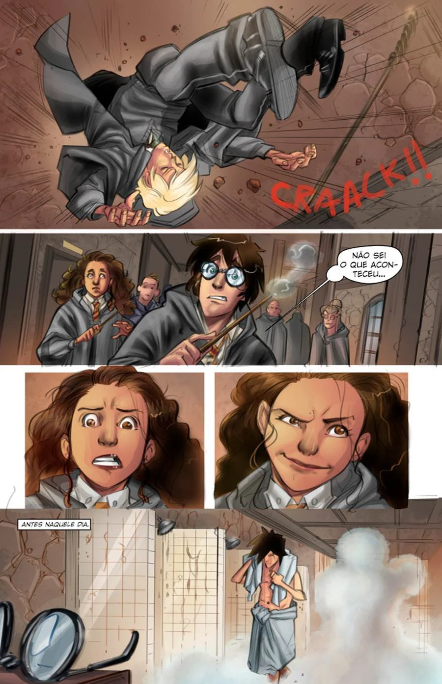 Harry Potter Transando: Quadrinhos Eróticos Explícitos da Saga Bruxa
