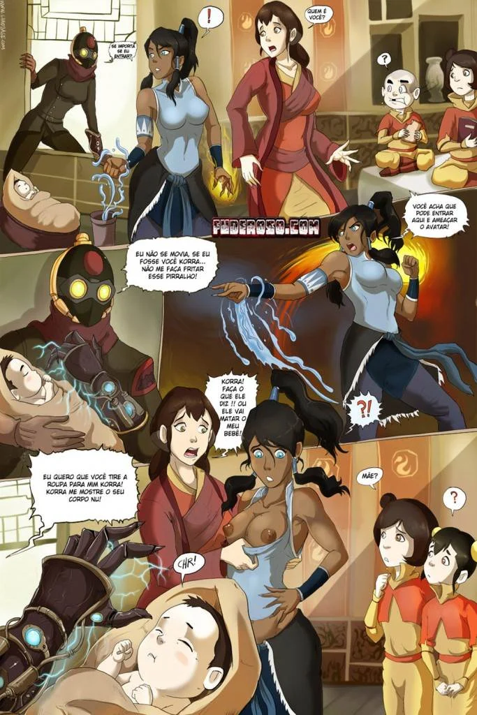 Titulo: Quadrinhos Eróticos Explícitos de Korra - Sexo Intenso em HQ Pornô