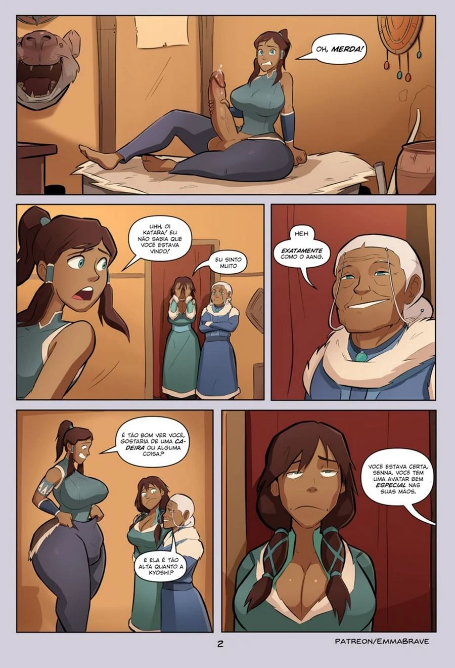 Quadrinhos Eróticos: Korra em Aventuras Proibidas de Sexo Explícito Quadrinhos Eróticos: Korra em Aventuras Proibidas de Sexo Explícito