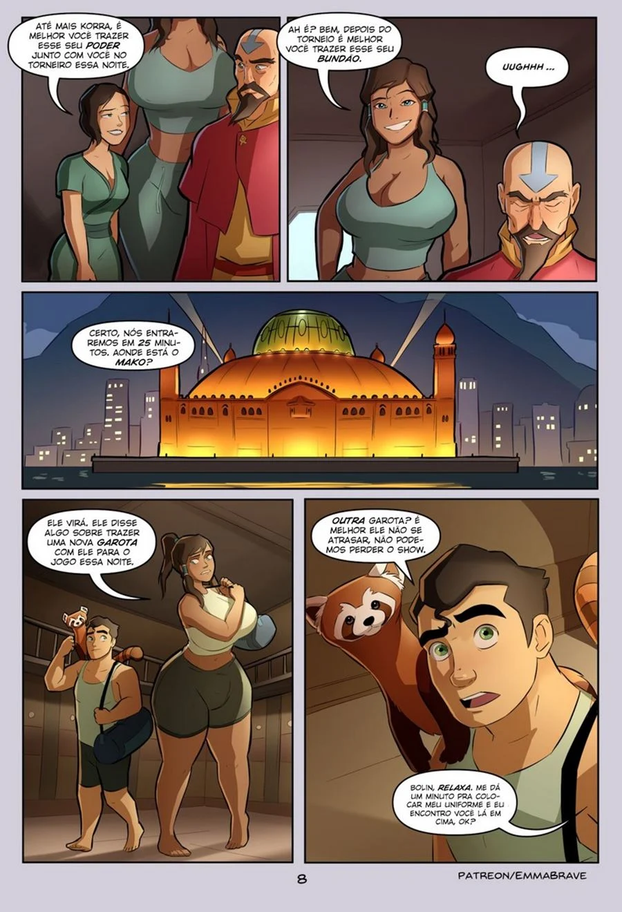 Quadrinhos Eróticos: Korra em Aventuras Proibidas de Sexo Explícito Quadrinhos Eróticos: Korra em Aventuras Proibidas de Sexo Explícito