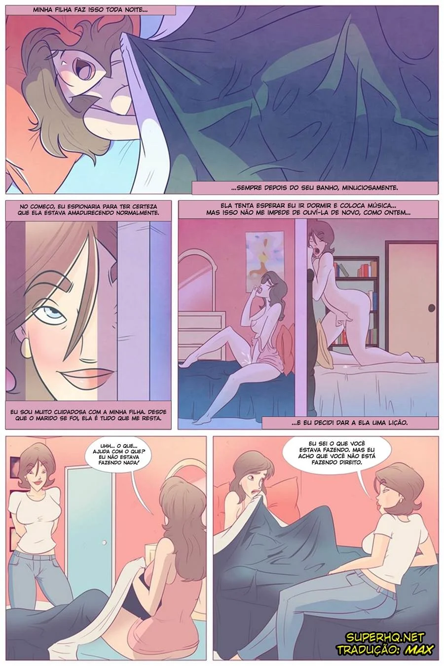 Aula de Sedução no Quarto: Hentai Explícito em Quadrinhos Eróticos