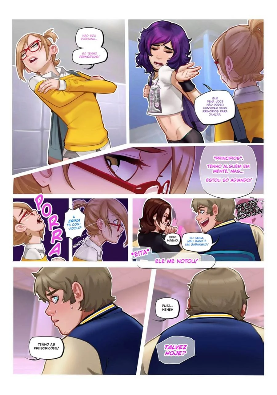 Quadrinhos Explícitos: Aulas Proibidas em Cena de Sexo Animado