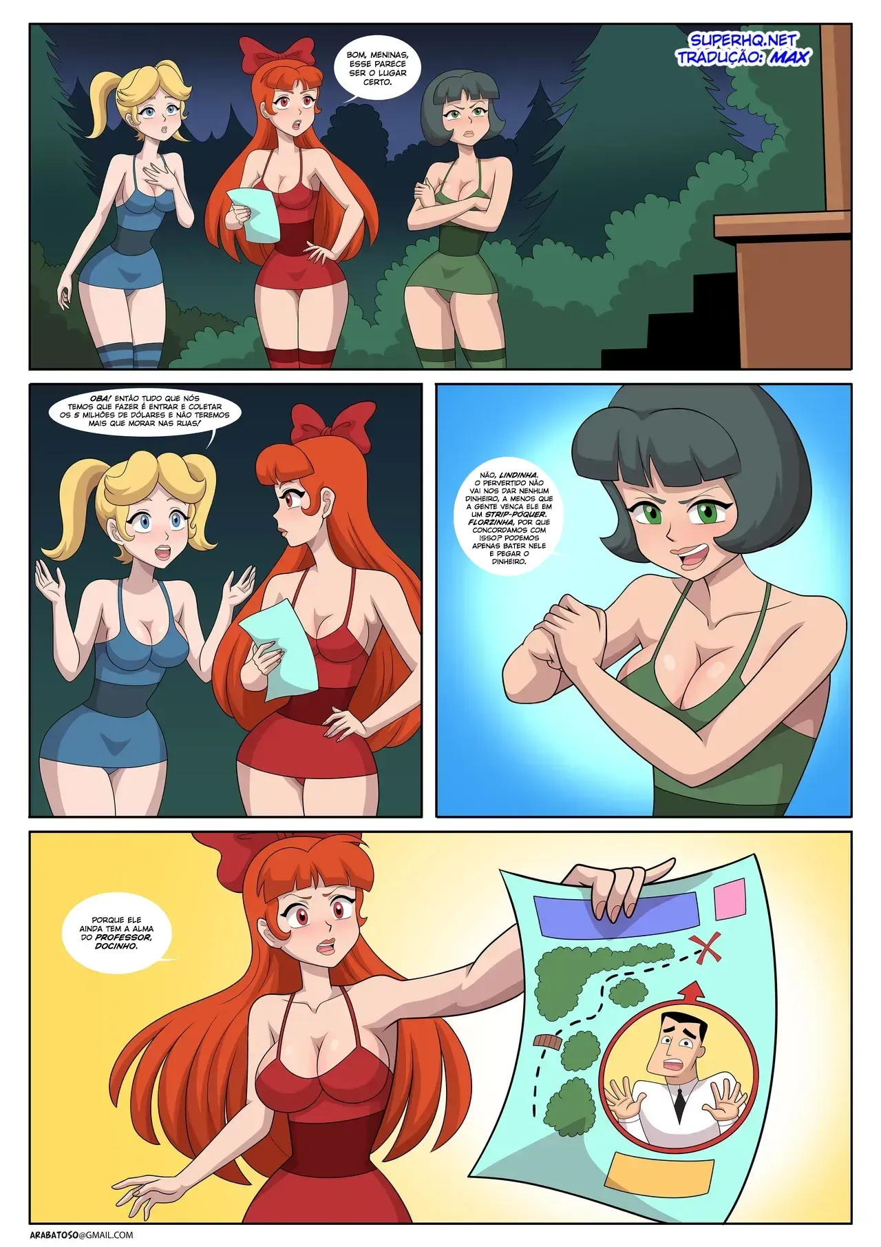 Poderosas Garotas de Açúcar Acorrentadas - Quadrinhos Eróticos Explícitos Poderosas Garotas de Açúcar Acorrentadas - Quadrinhos Eróticos Explícitos