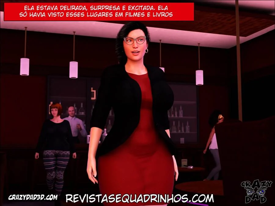 Esposa Promíscua do Pastor - Fodas Intensas em 3D - Quadrinhos Pornô Explícito