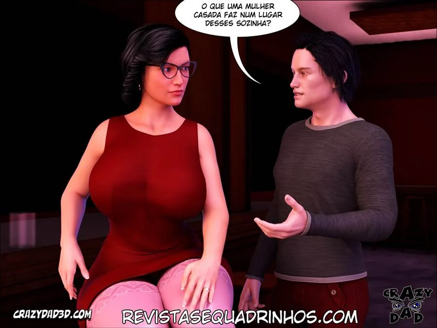 Esposa Promíscua do Pastor - Fodas Intensas em 3D - Quadrinhos Pornô Explícito