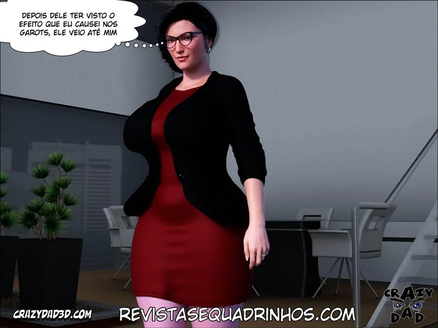Esposa Promíscua do Pastor - Fodas Intensas em 3D - Quadrinhos Pornô Explícito