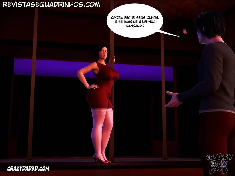 Esposa Promíscua do Pastor - Fodas Intensas em 3D - Quadrinhos Pornô Explícito