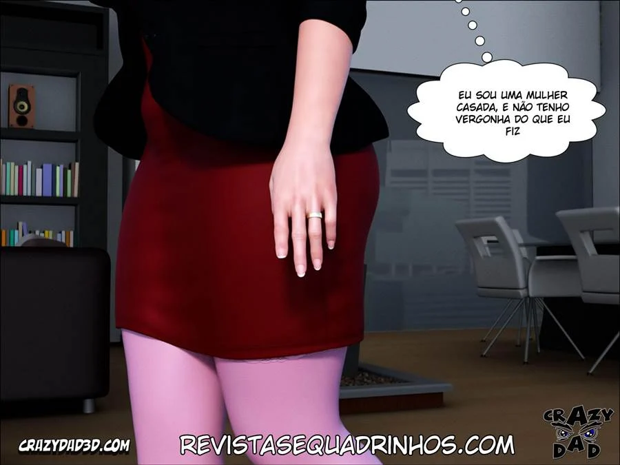 Esposa Promíscua do Pastor - Fodas Intensas em 3D - Quadrinhos Pornô Explícito