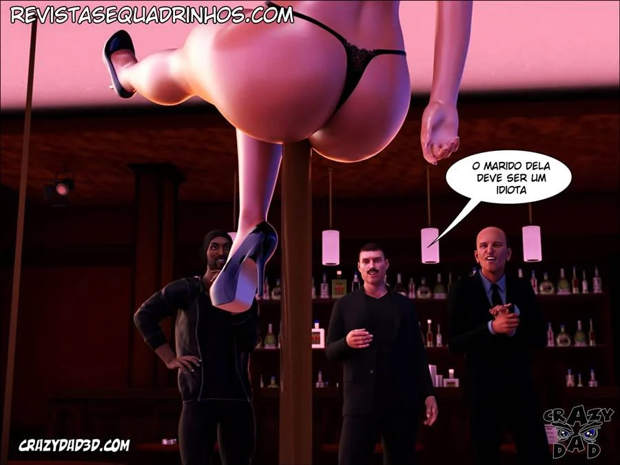Esposa Promíscua do Pastor - Fodas Intensas em 3D - Quadrinhos Pornô Explícito