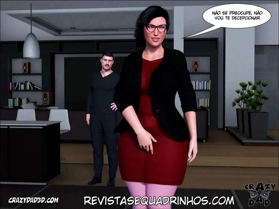 Esposa Promíscua do Pastor - Fodas Intensas em 3D - Quadrinhos Pornô Explícito