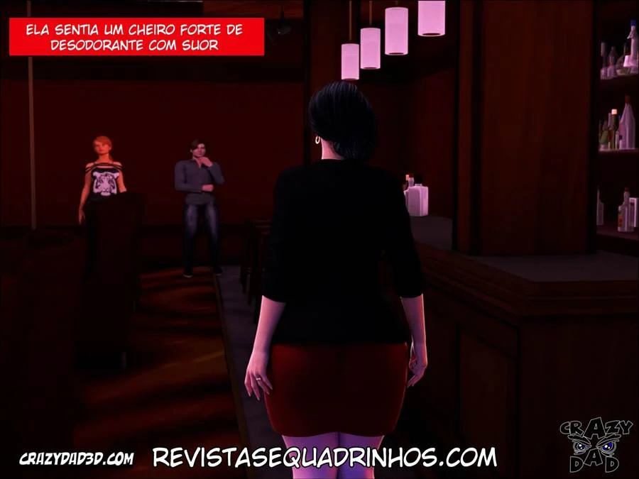 Esposa Promíscua do Pastor - Fodas Intensas em 3D - Quadrinhos Pornô Explícito