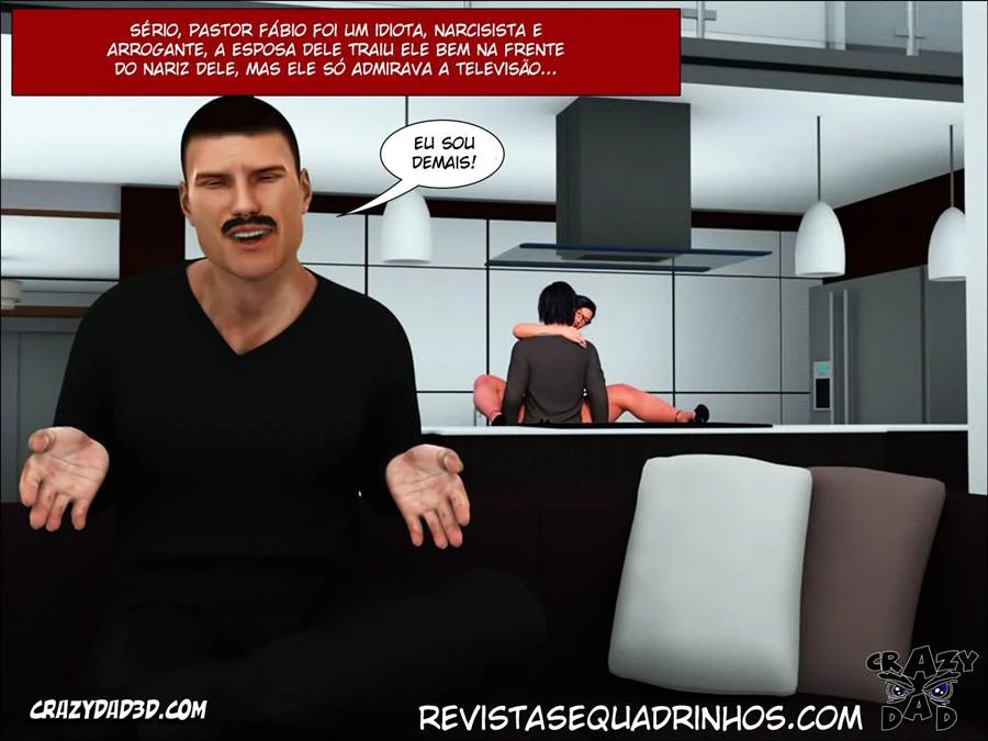Mulher do Pastor: Gozada Adoidada em 3D Explícito!