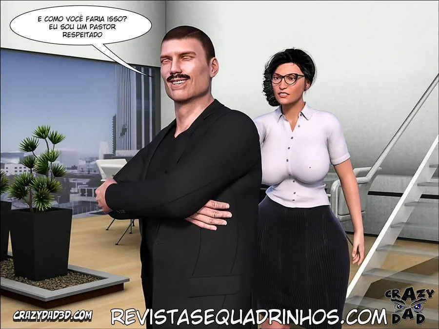 Apimentada Trilogia do Pastor: Esposa Safada e Surras de Pica em 3D