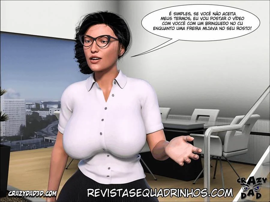 Mulher do Pastor Enganada: Cachorros Violentam Esposa Safada em HQ 3D