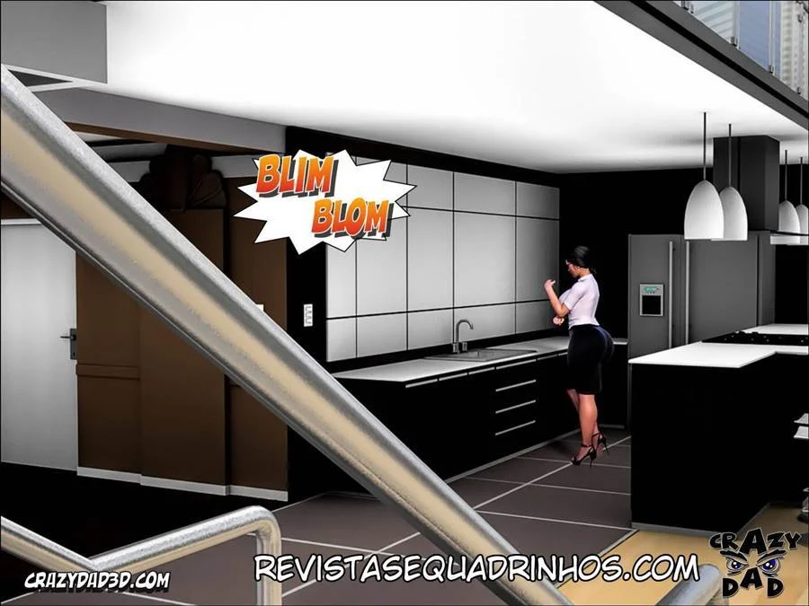 A Esposa do Pastor 19: Foda Explícita em 3D no Quadrinho Proibido