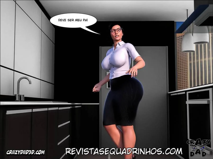A Esposa do Pastor 19: Foda Explícita em 3D no Quadrinho Proibido