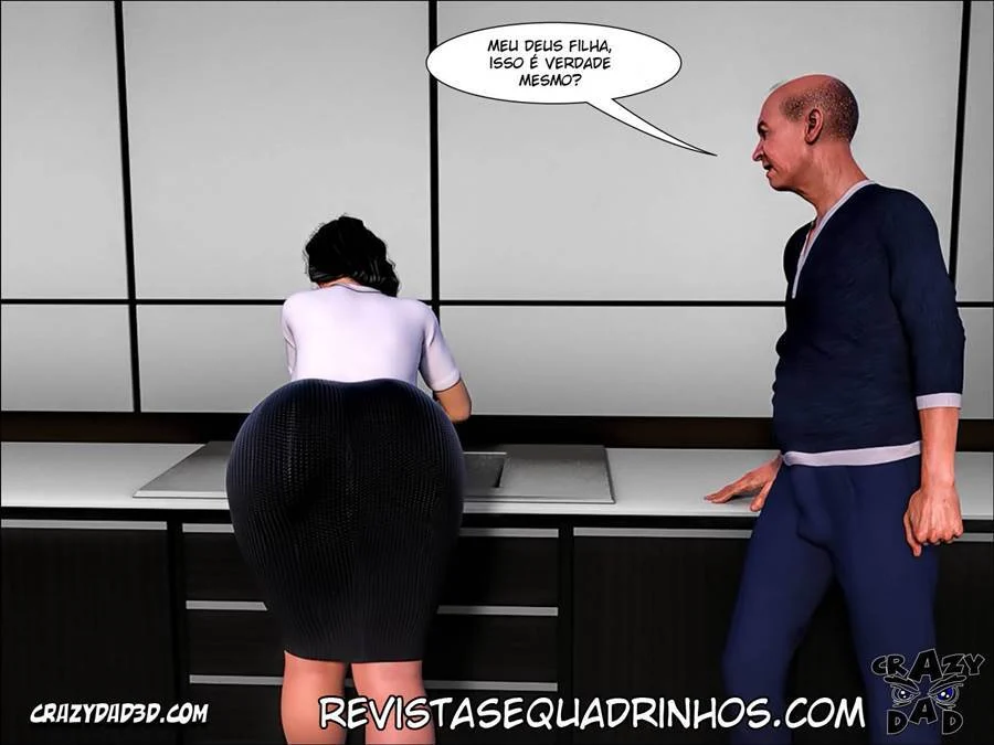 A Esposa do Pastor 19: Foda Explícita em 3D no Quadrinho Proibido