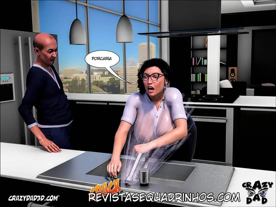 A Esposa do Pastor 19: Foda Explícita em 3D no Quadrinho Proibido