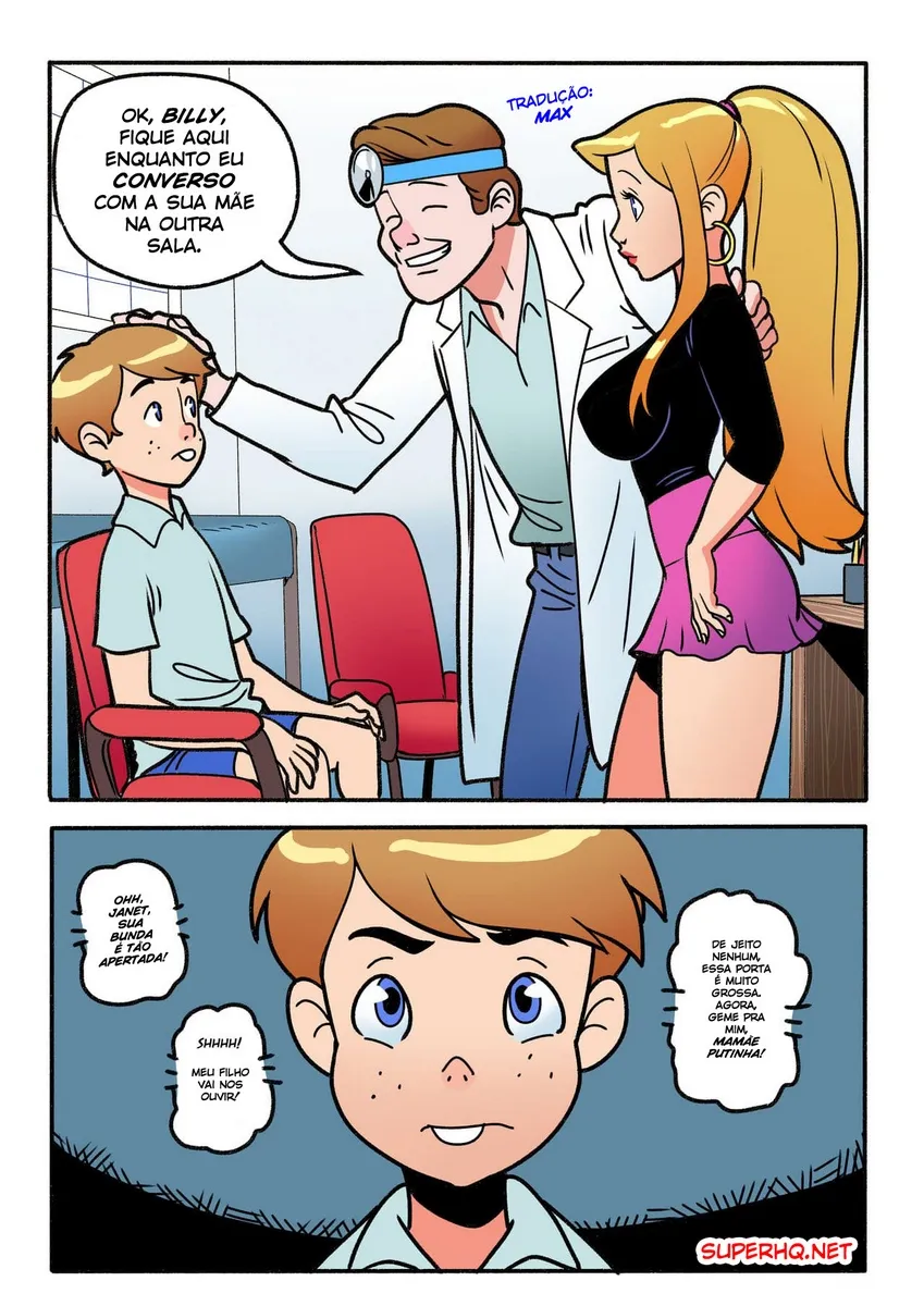 Hentai Explícito: Mama Safada Fodendo com Pica Grossa na HQ Pornô