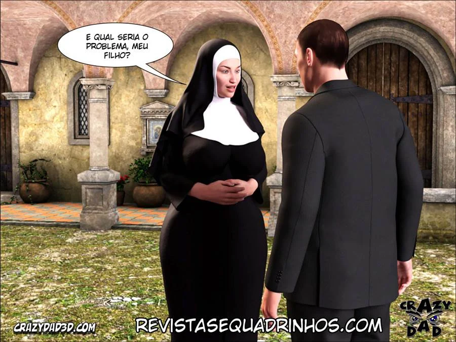 Esposa do Pastor Vol.22: Sexo Explícito em HQ 3D e Fodas Quentes