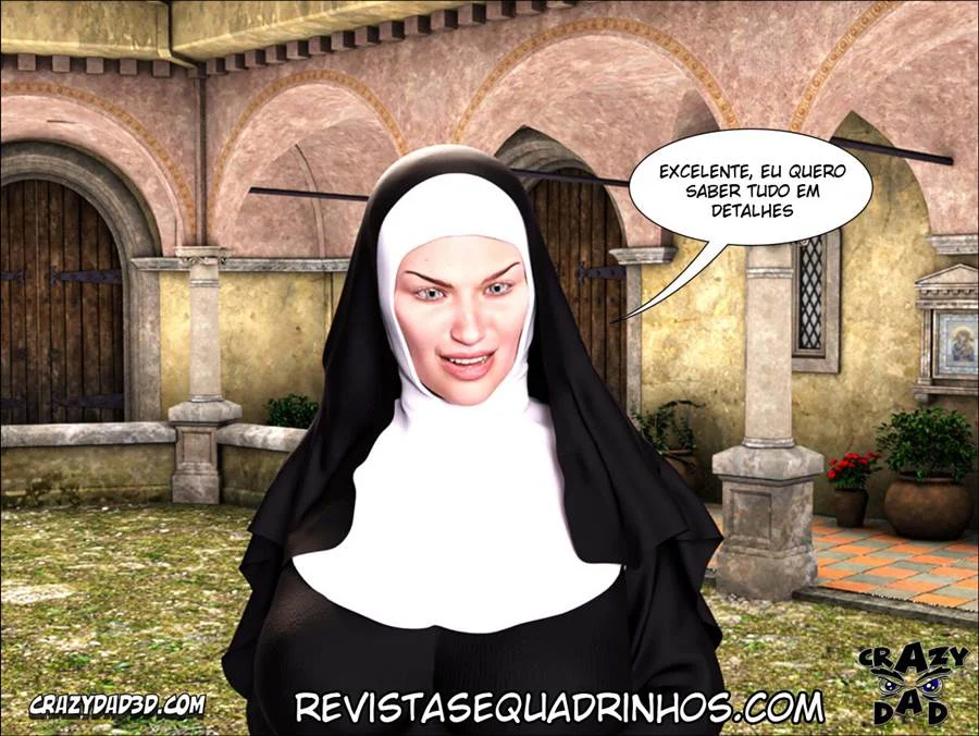 Esposa do Pastor Vol.22: Sexo Explícito em HQ 3D e Fodas Quentes