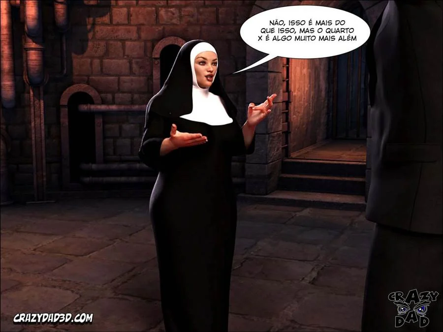 Safadeza em 3D: Esposa do Pastor em Cena Quente de Adultos