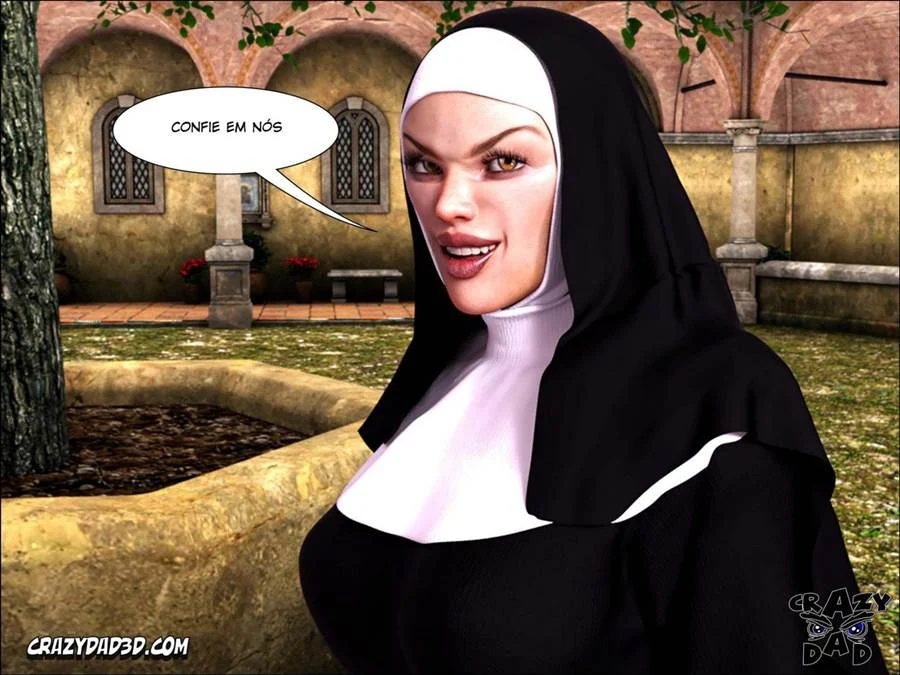 Safadeza em 3D: Esposa do Pastor em Cena Quente de Adultos