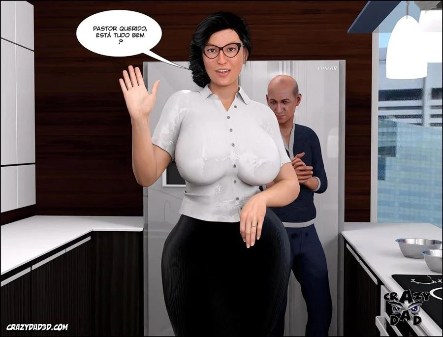 Esposa do Pastor: Fodas Explícitas em HQ 3D, Capítulo 25! Esposa do Pastor: Fodas Explícitas em HQ 3D, Capítulo 25!