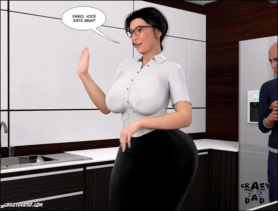 Esposa do Pastor: Fodas Explícitas em HQ 3D, Capítulo 25!