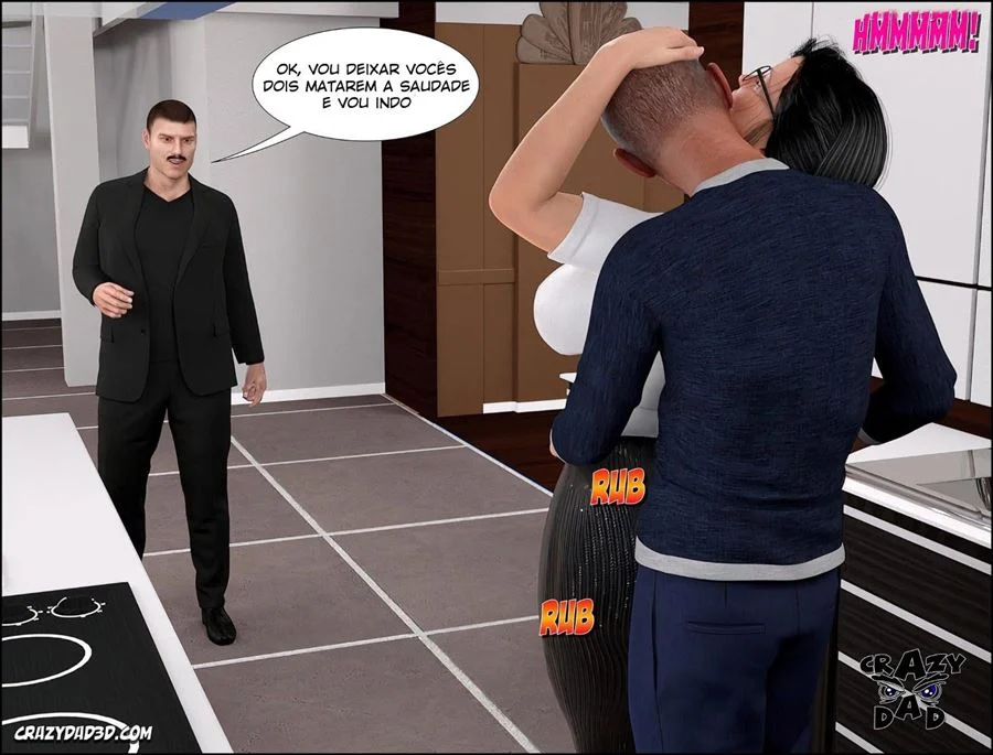 Esposa do Pastor: Fodas Explícitas em HQ 3D, Capítulo 25!
