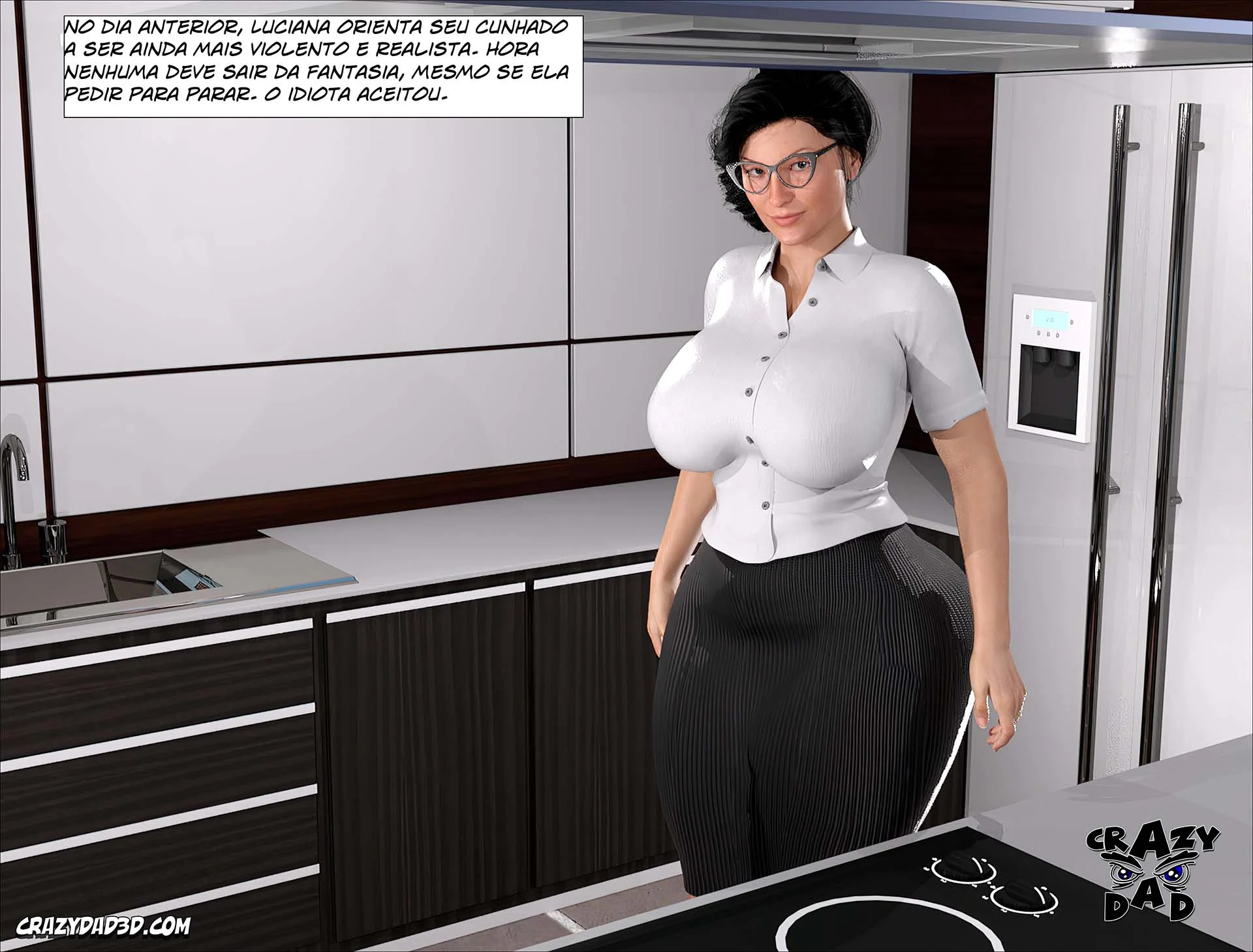 Esposa do Pastor Puta: Foda Violenta em 3D nos Quadrinhos Pornô